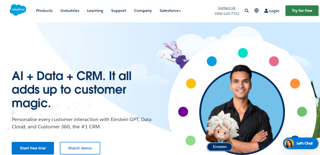 Salesforce Home Page Concept