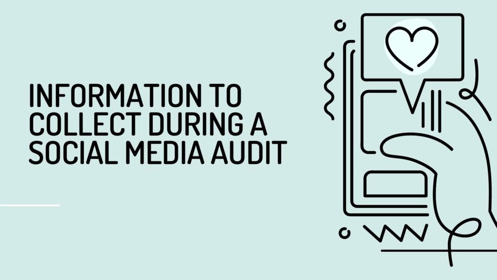 Information Should You Collect During A Social Media Audit