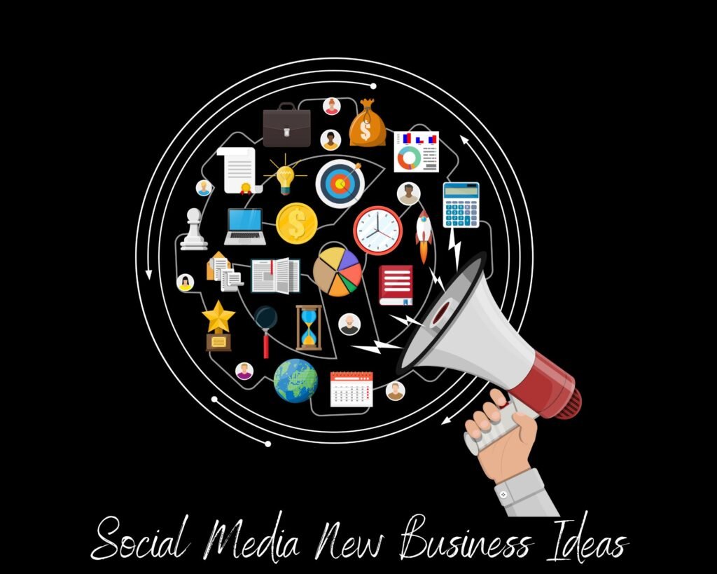 Social Media New Business Ideas Concept