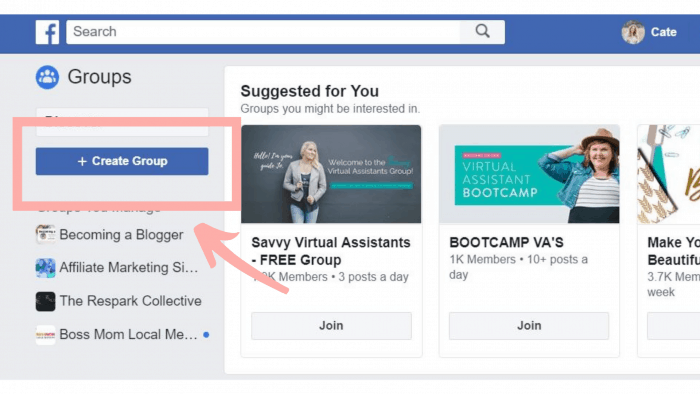 Build A Facebook Page Or Group