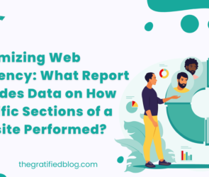 What Report Provides Data on How Specific Sections of a Website Performed