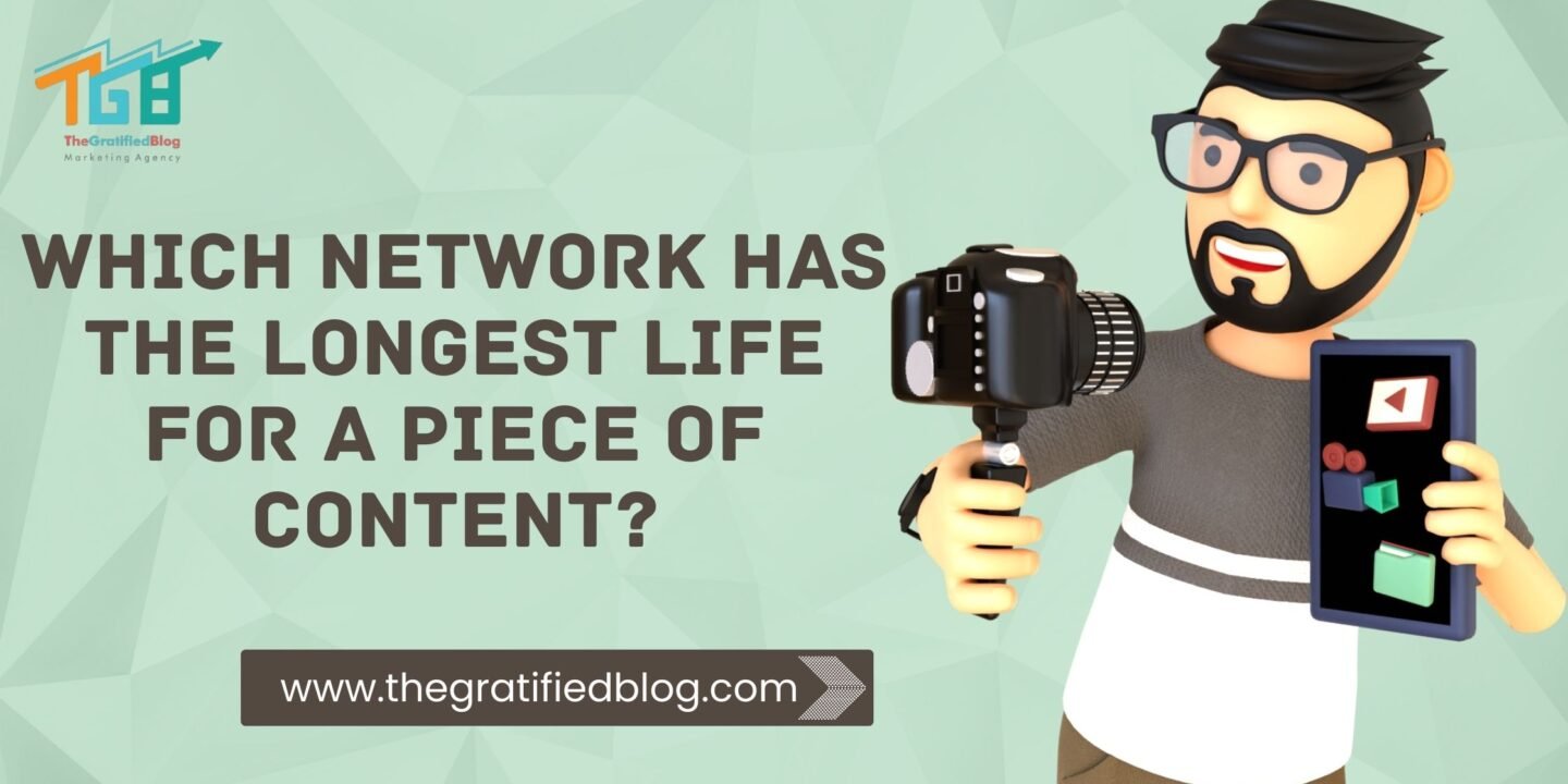 Which Network Has The Longest Life For A Piece Of Content?