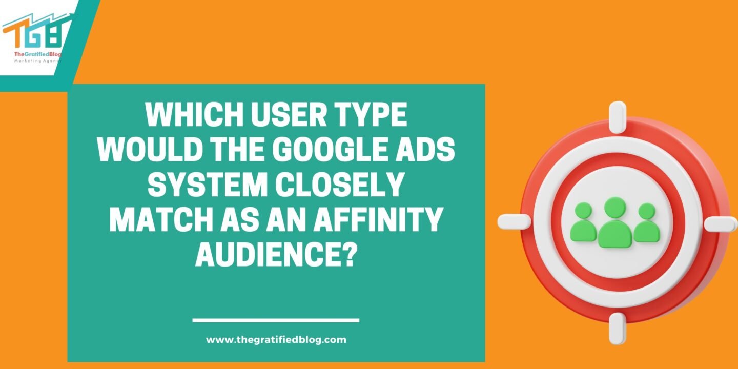 which user type would the Google ads system closely match as an affinity audience