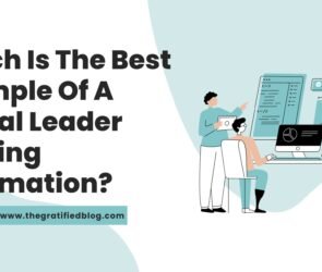 which is the best example of a digital leader sharing information?