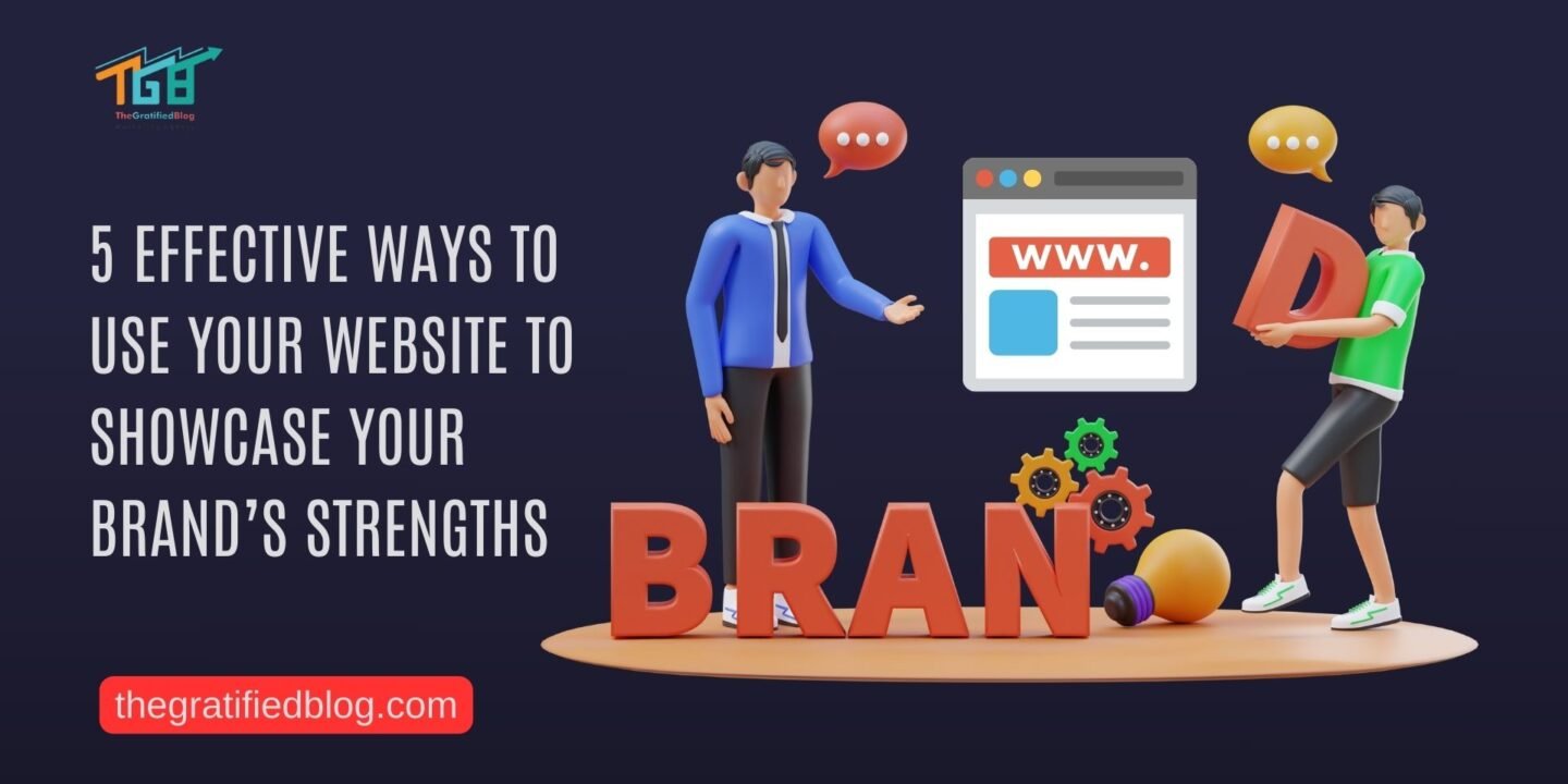 effective ways to use your website to showcase your brand's strengths