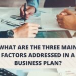 What Are the Three Main Factors Addressed in a Business Plan?