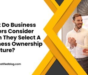 What Do Business Owners Consider When They Select a Business Ownership Structure?