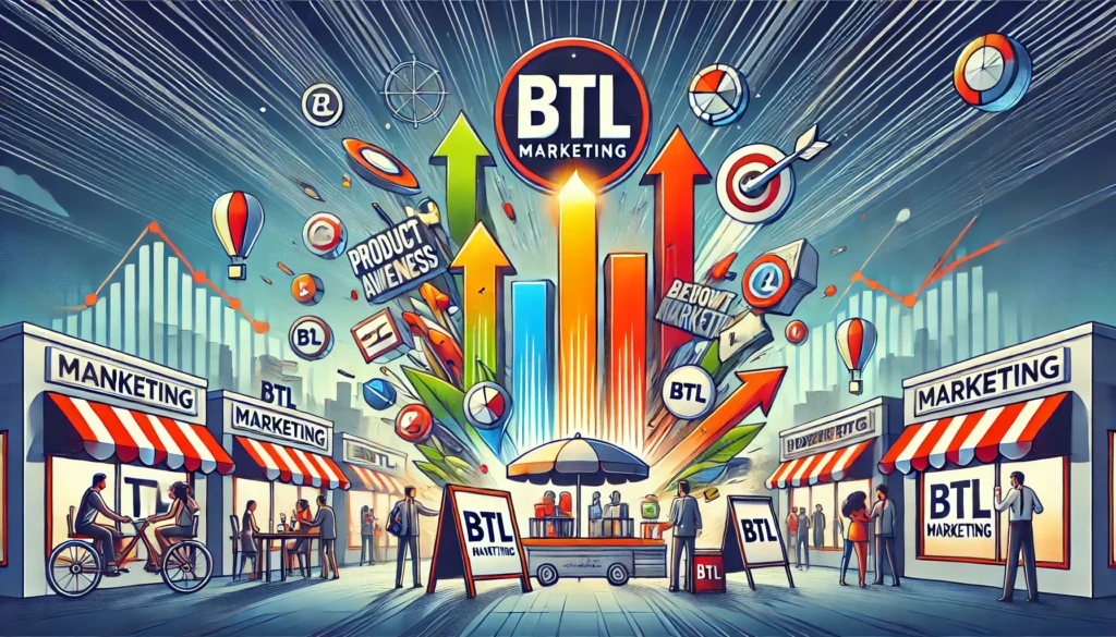 BTL (Below the Line) marketing boosting brand awareness