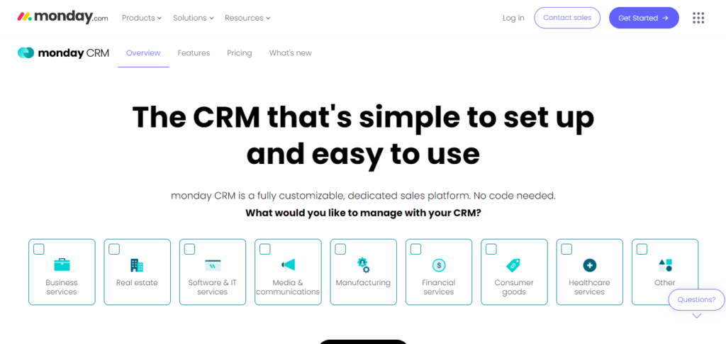 Monday.com CRM