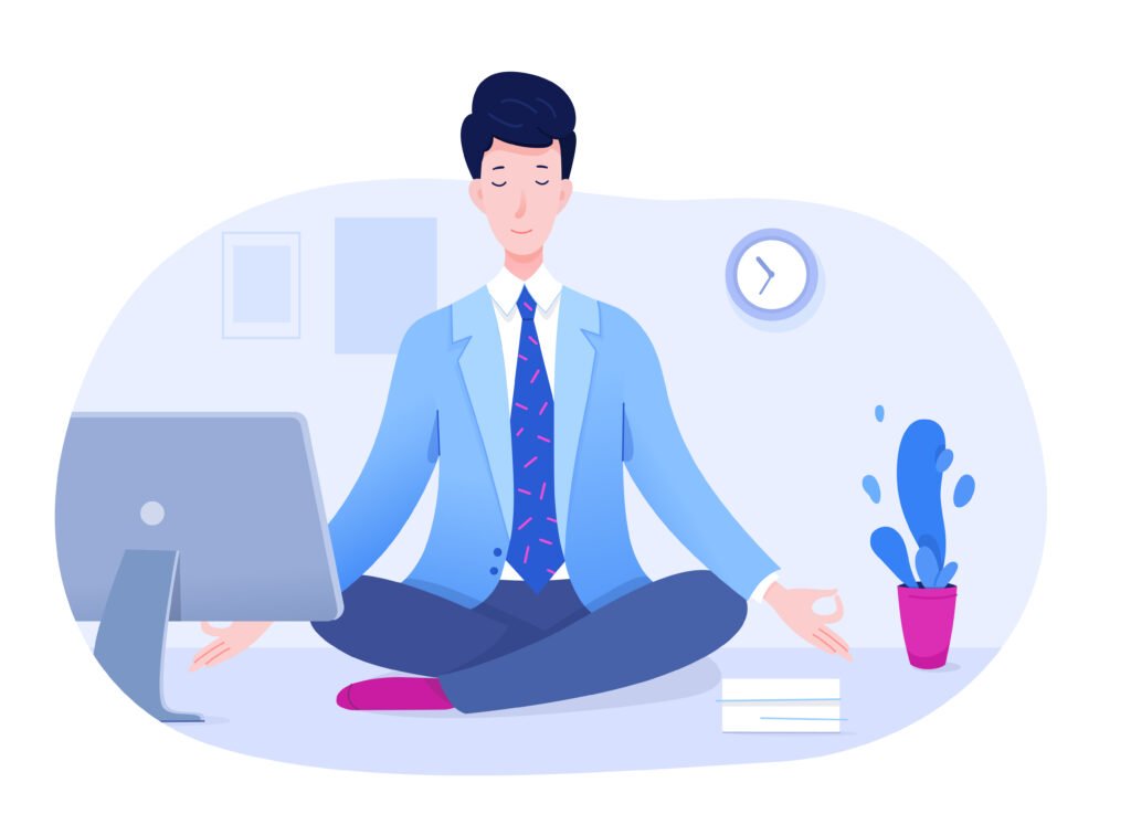 office-employee-doing-yoga-exercise