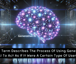 which term describes the process of using generative ai to act as if it were a certain type of user?