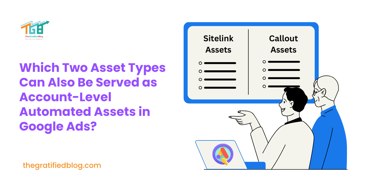 which two asset types can also be served as account-level automated assets?