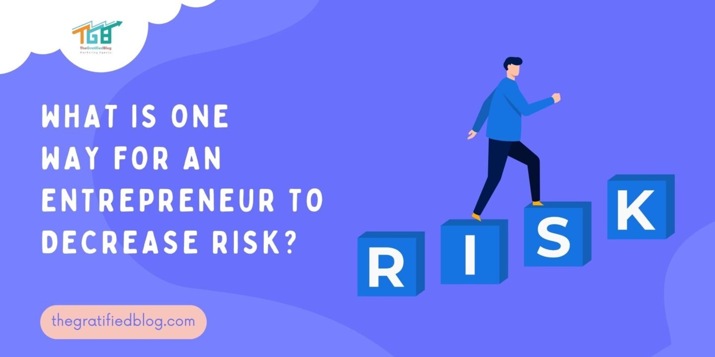 what is one way for an entrepreneur to decrease risk?