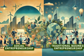 how does social entrepreneurship differ from traditional business entrepreneurship?